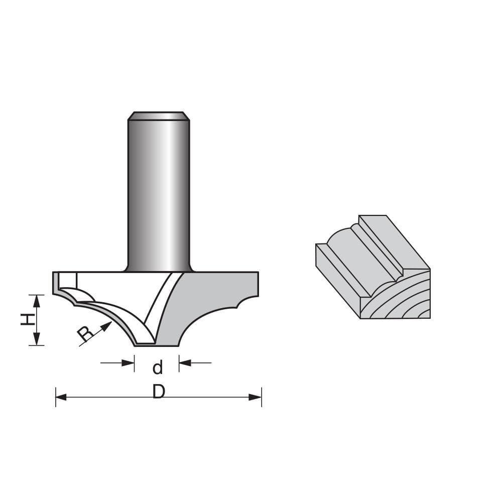 Raised Panel Router Bit-1967 - FindBuyTool