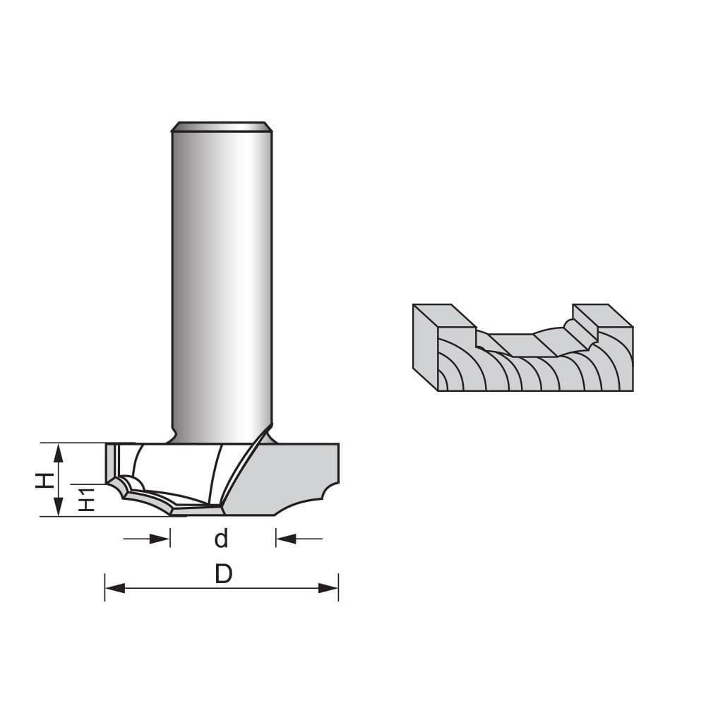 Raised Panel Router Bit-1971 - FindBuyTool