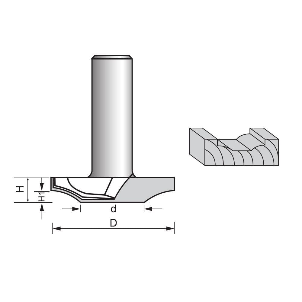 Raised Panel Router Bit-1973 - FindBuyTool