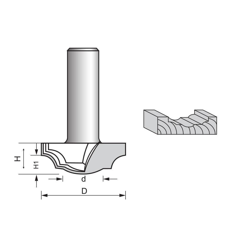 Raised Panel Router Bit-1974 - FindBuyTool