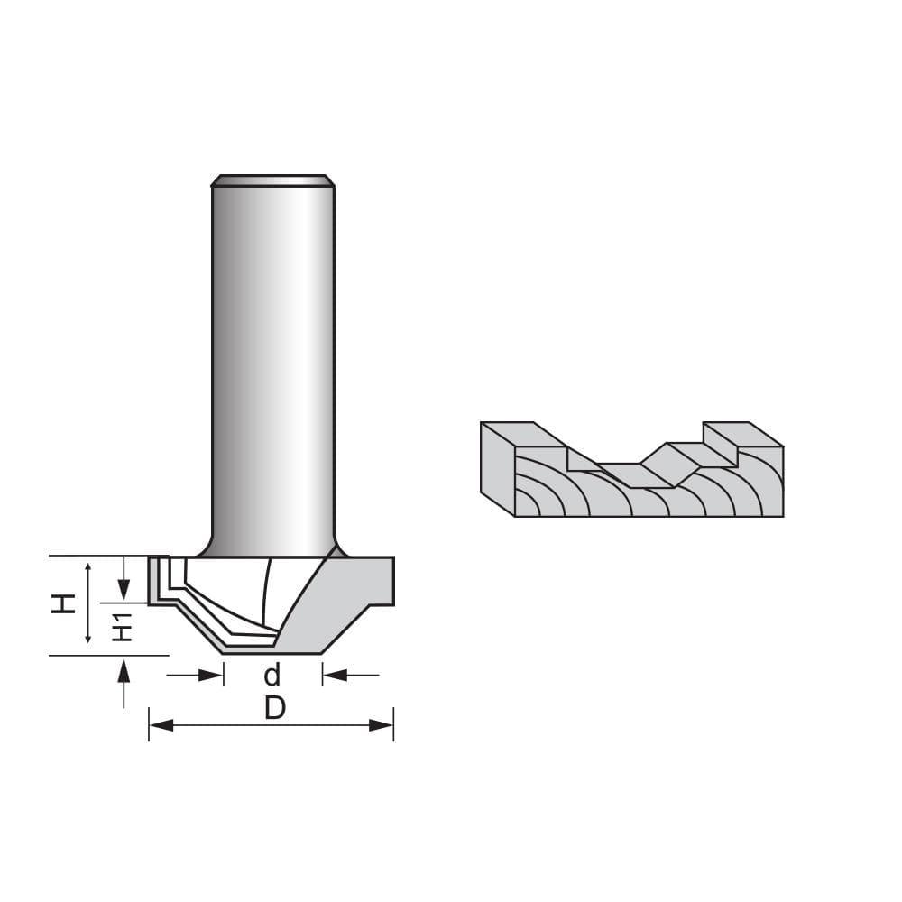 Raised Panel Router Bit-1975 - FindBuyTool