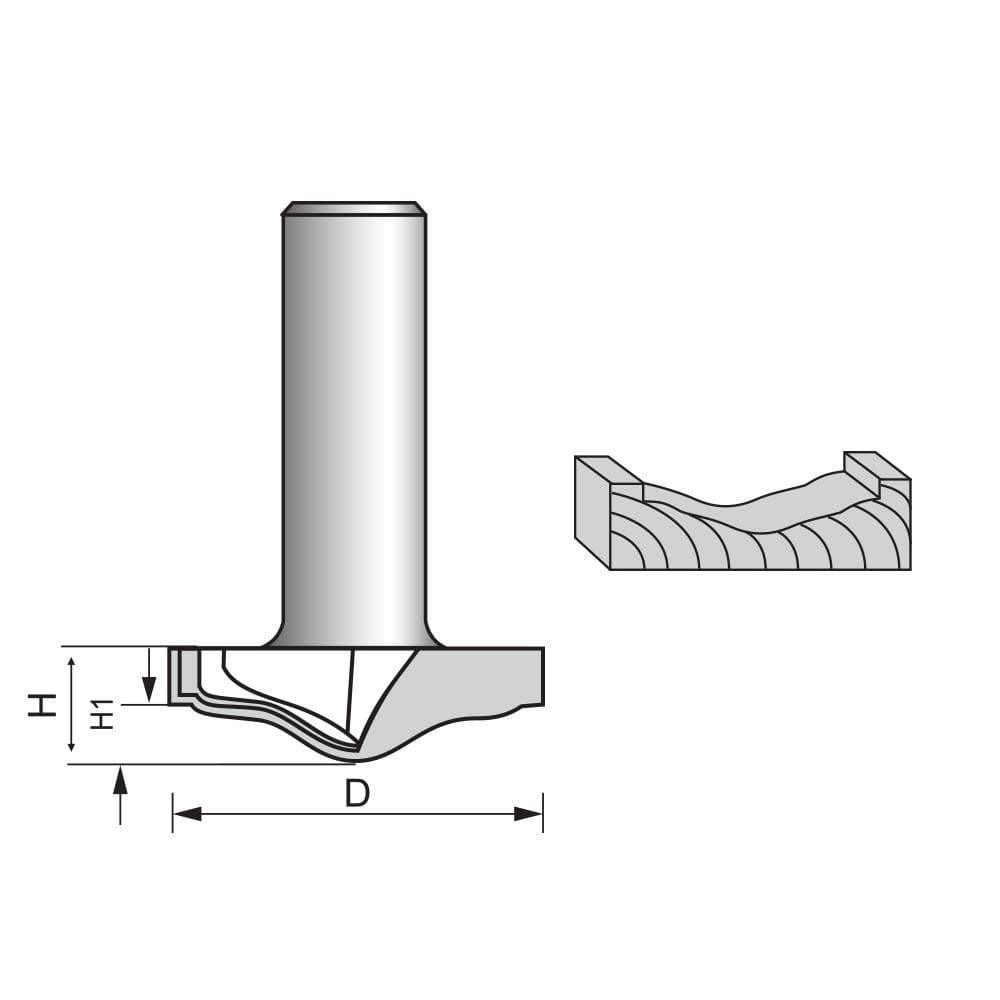 Raised Panel Router Bit-1976 - FindBuyTool