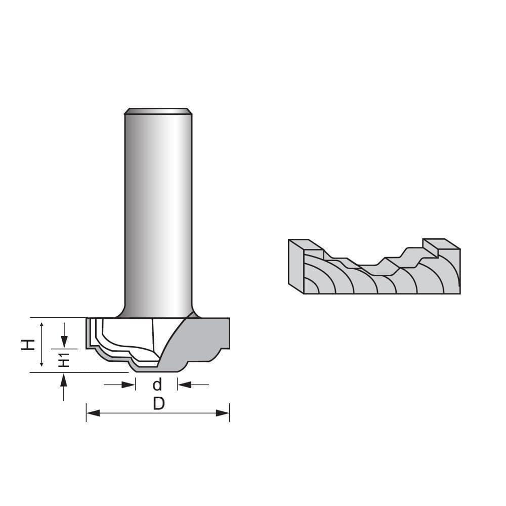 Raised Panel Router Bit-1977 - FindBuyTool