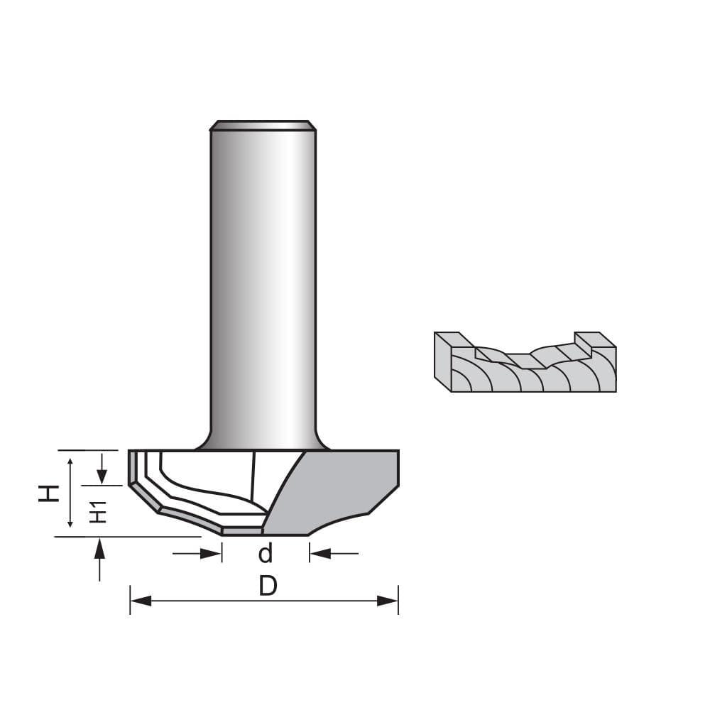 Raised Panel Router Bit-1978 - FindBuyTool