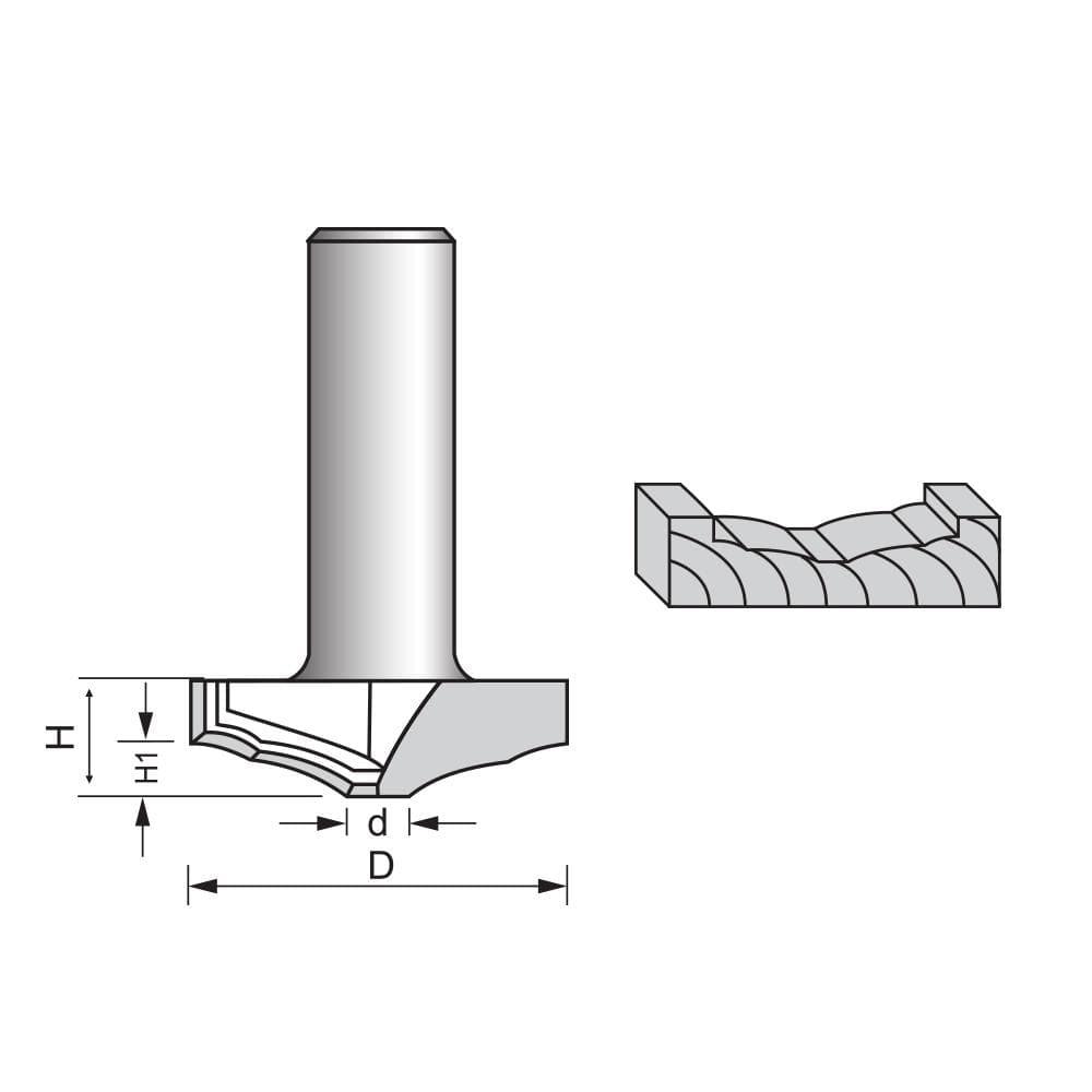 Raised Panel Router Bit-1979 - FindBuyTool