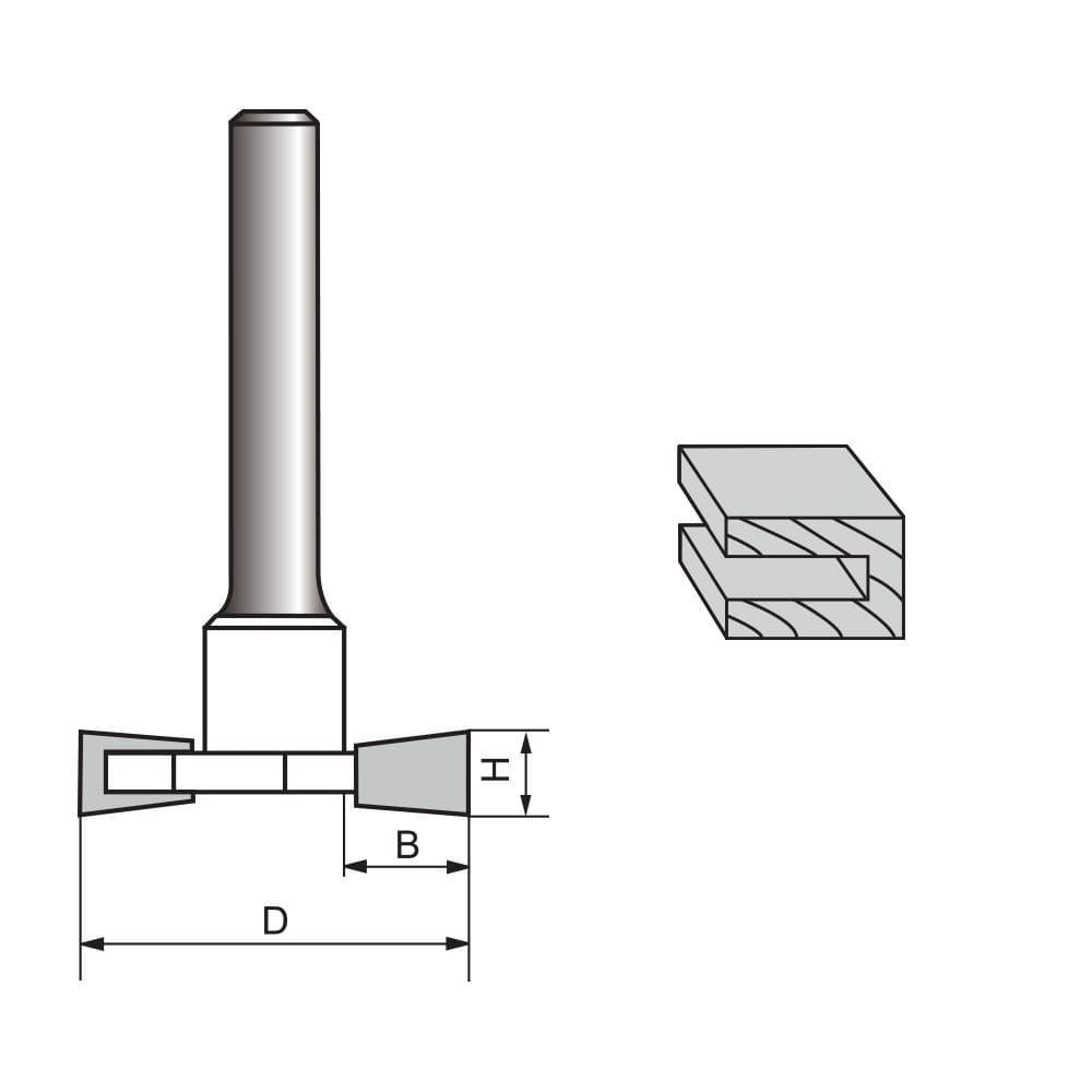 Slot & Undercut Router Bit - FindBuyTool