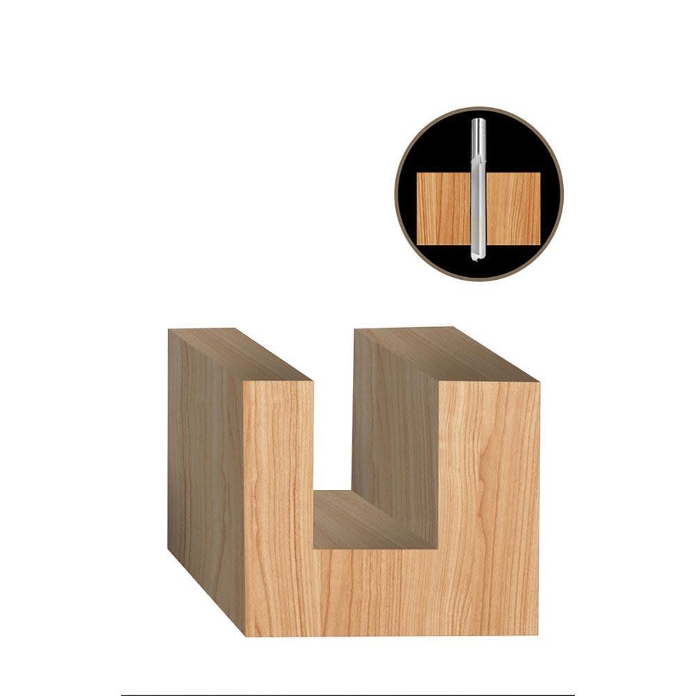 1/4" & 1/2" Shank Extra Long Straight Router Bits 3/8" & 1/2" Cutting Diameter - FindBuyTool