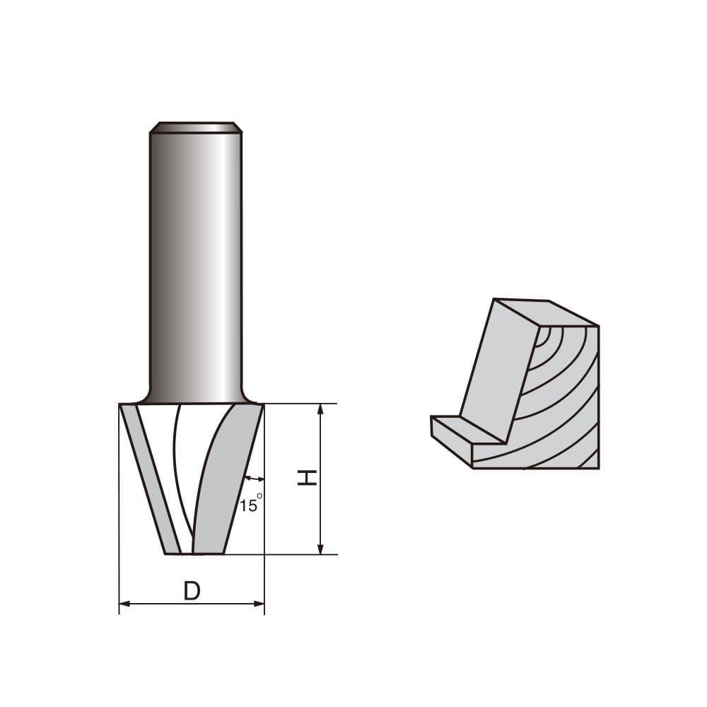 Topmount Bowl Cutout Router Bit - FindBuyTool