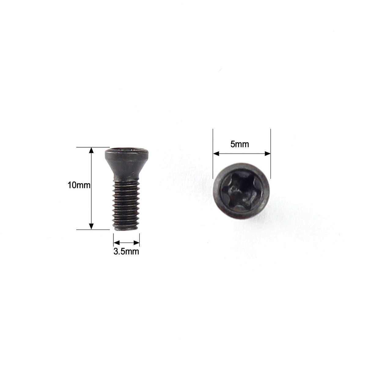 Torx Flat Head Screw M3.5 x 10 - FindBuyTool