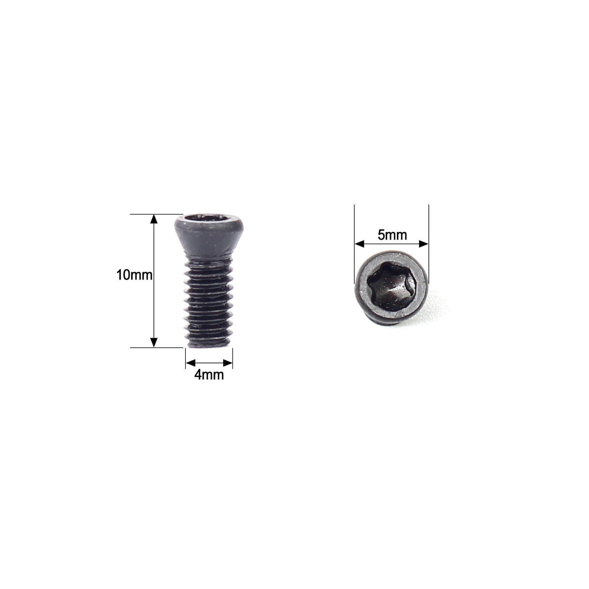 Torx Flat Head Screw M4 x 10 - FindBuyTool