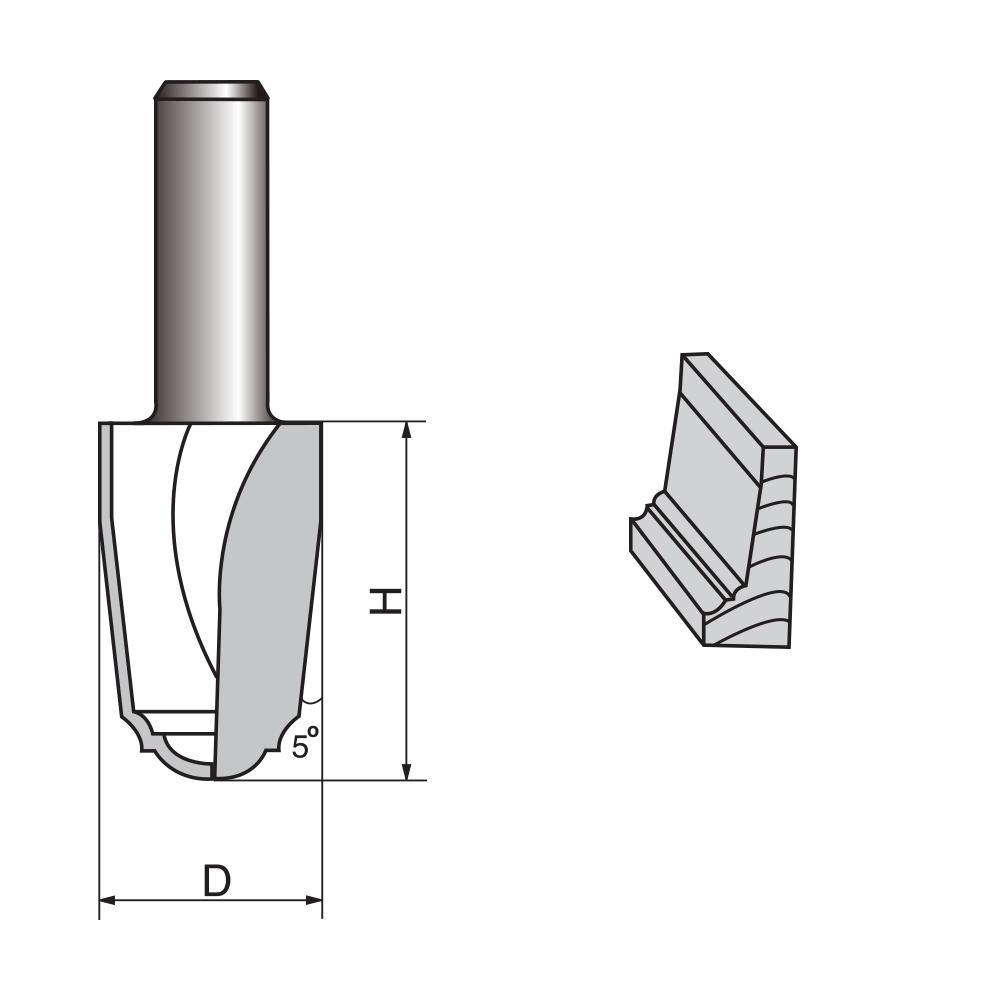 Vertical Raised Panel Router bit-1406 - FindBuyTool