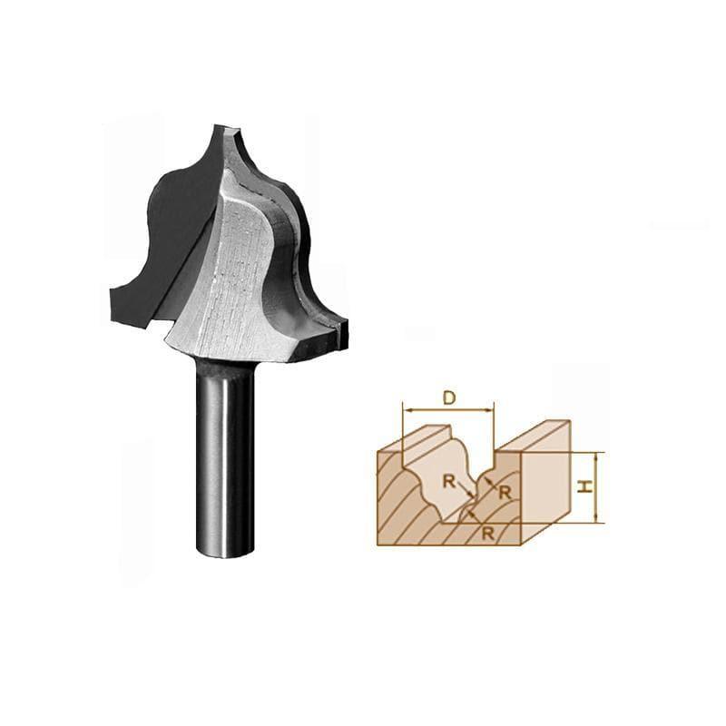 Wavy Edge Mould Router bit - FindBuyTool