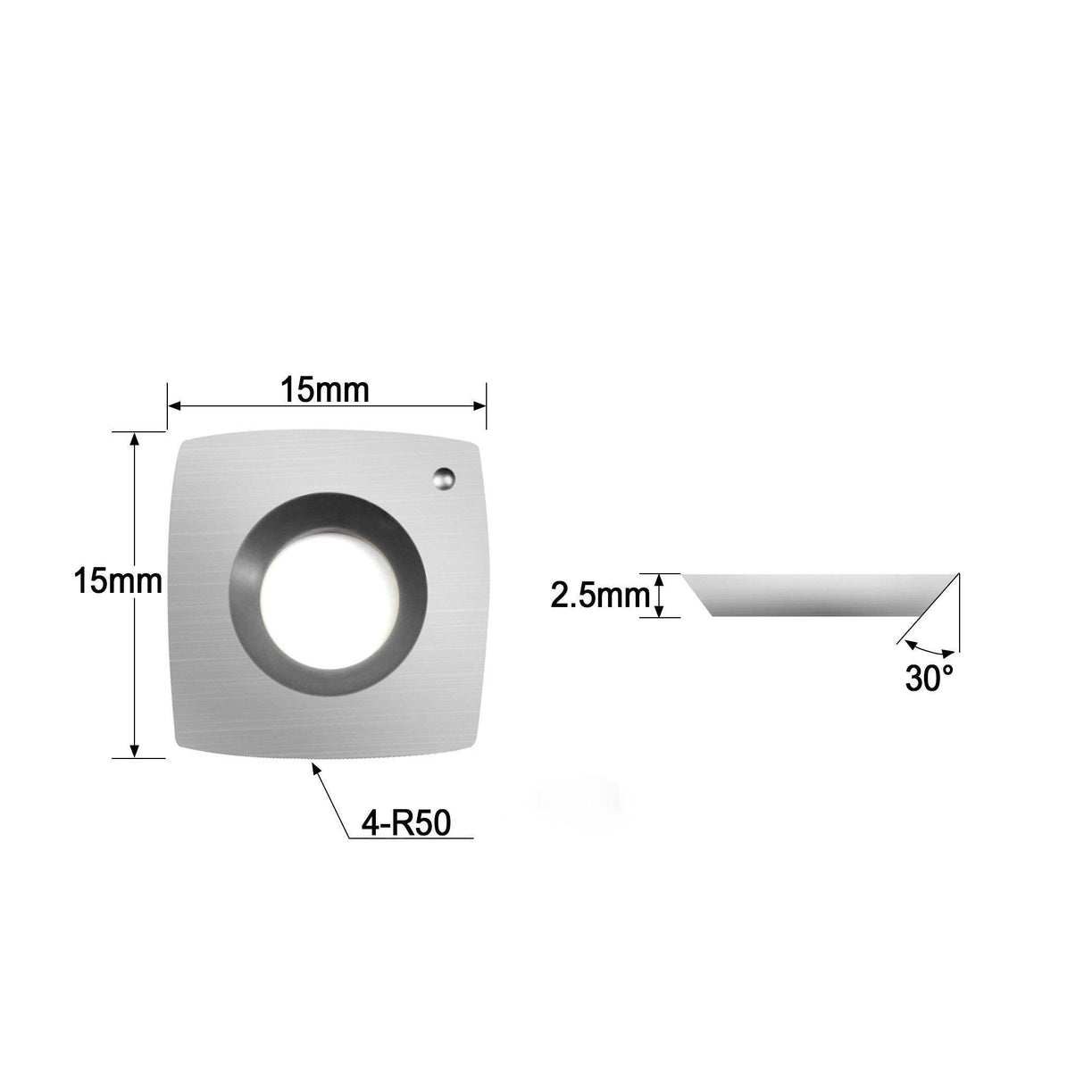 Woodturning Carbide Insert Cutter Pack, 3Pcs - FindBuyTool