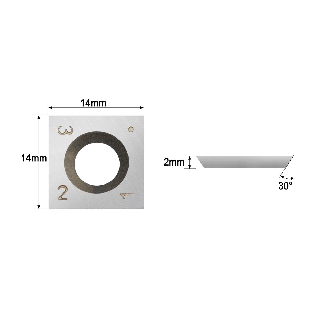 Woodturning Carbide Insert Cutter Pack, 6Pcs - FindBuyTool