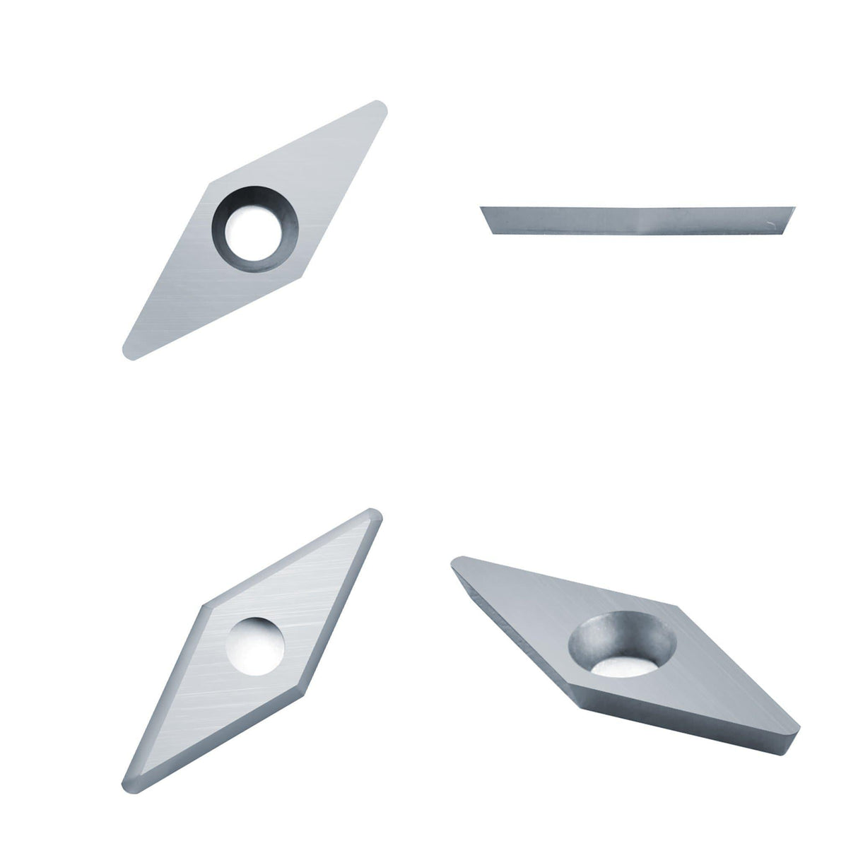 Woodturning Diamond Carbide Insert Cutter 28 x 10 x 2.5mm-R0.8 for EWT Detailers - FindBuyTool