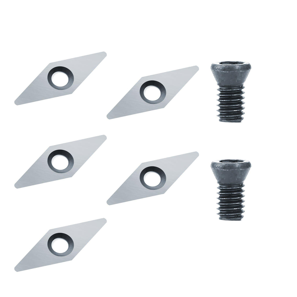 Woodturning Diamond Carbide Insert Cutter 28 x 10 x 2.5mm-R0.8 for EWT Detailers - FindBuyTool