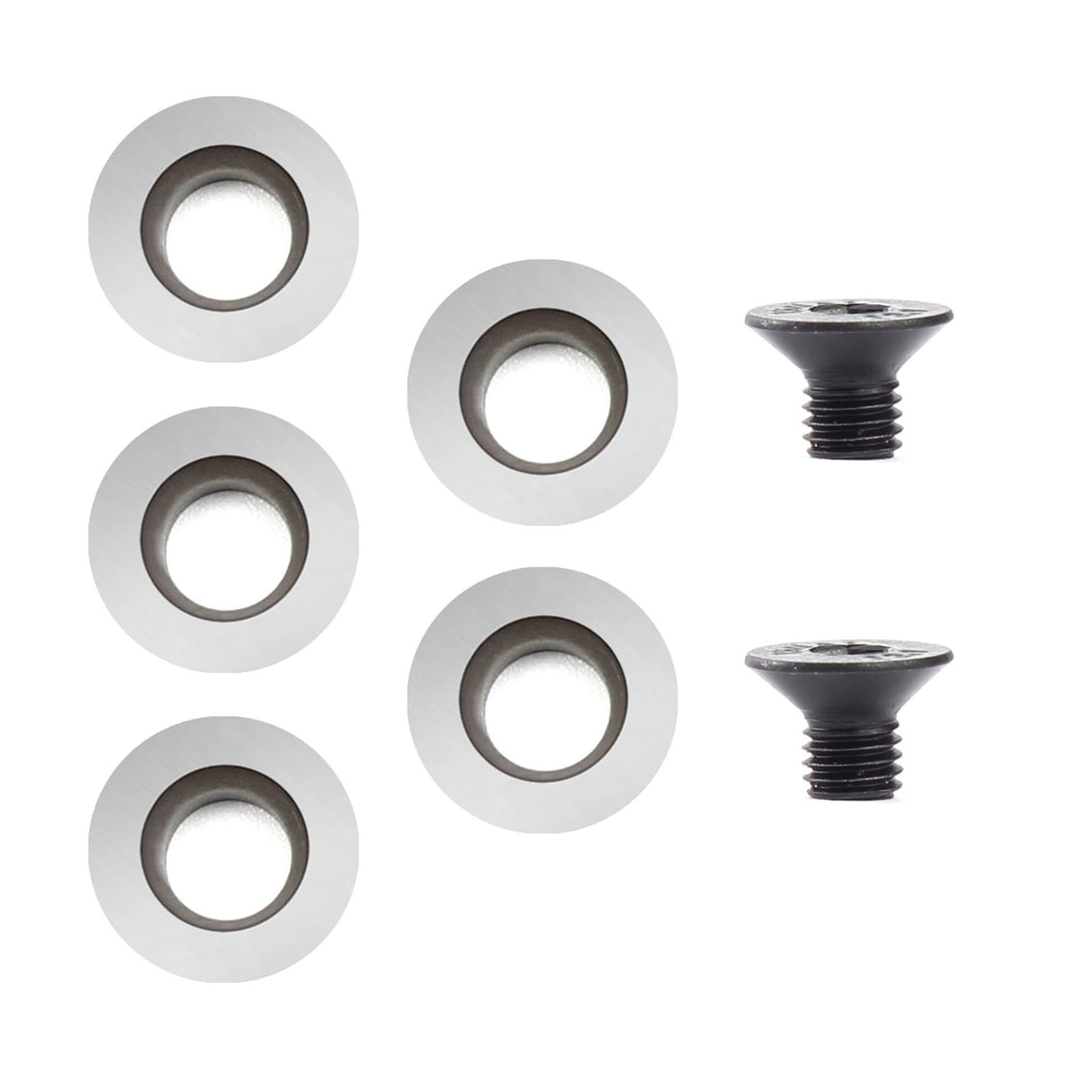 Woodturning Carbide Insert Cutter 11 x 4.0mm-15° Round Shape - FindBuyTool