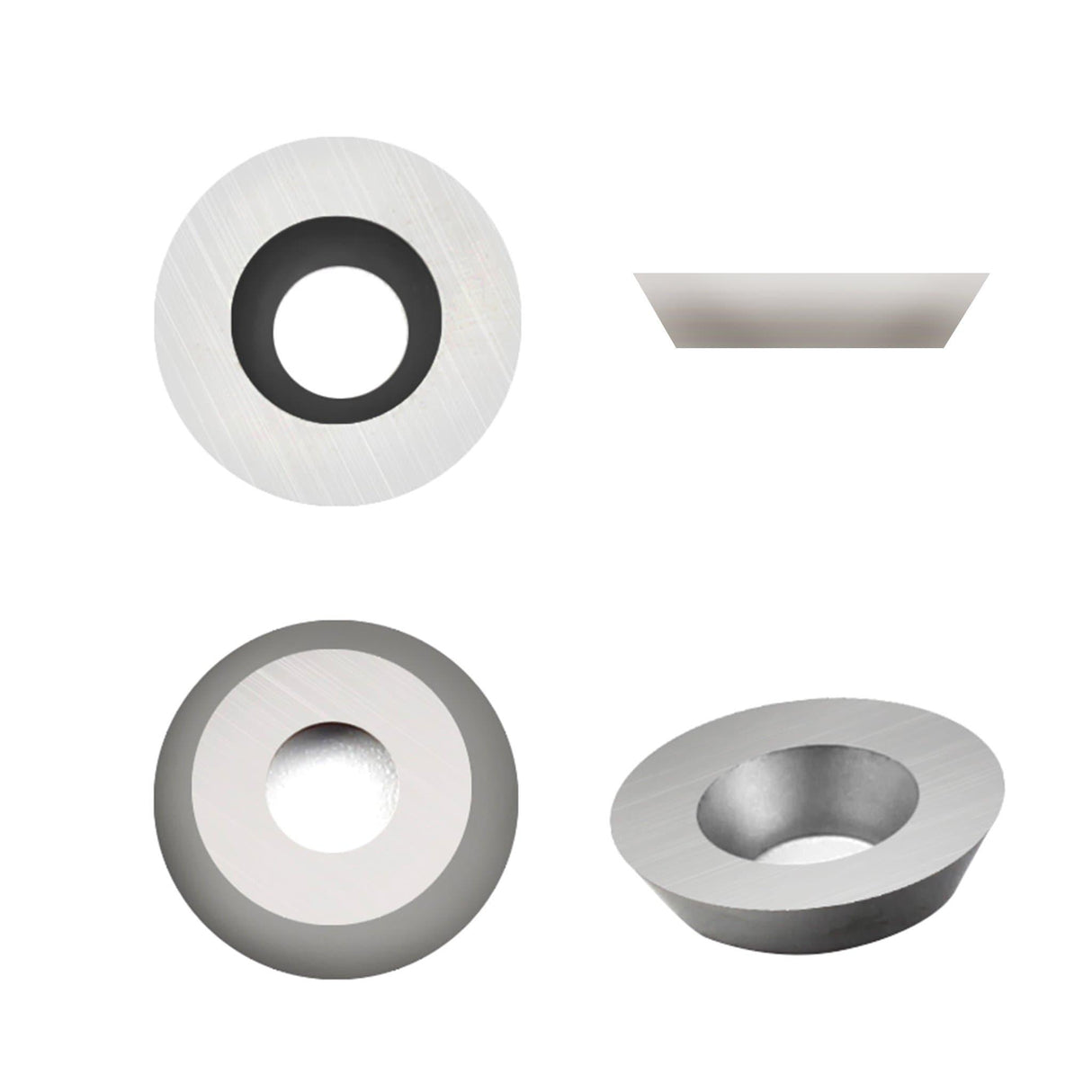 Woodturning Carbide Insert Cutter 12 x 2.5mm Round for EWT Finishers Hollowers - FindBuyTool