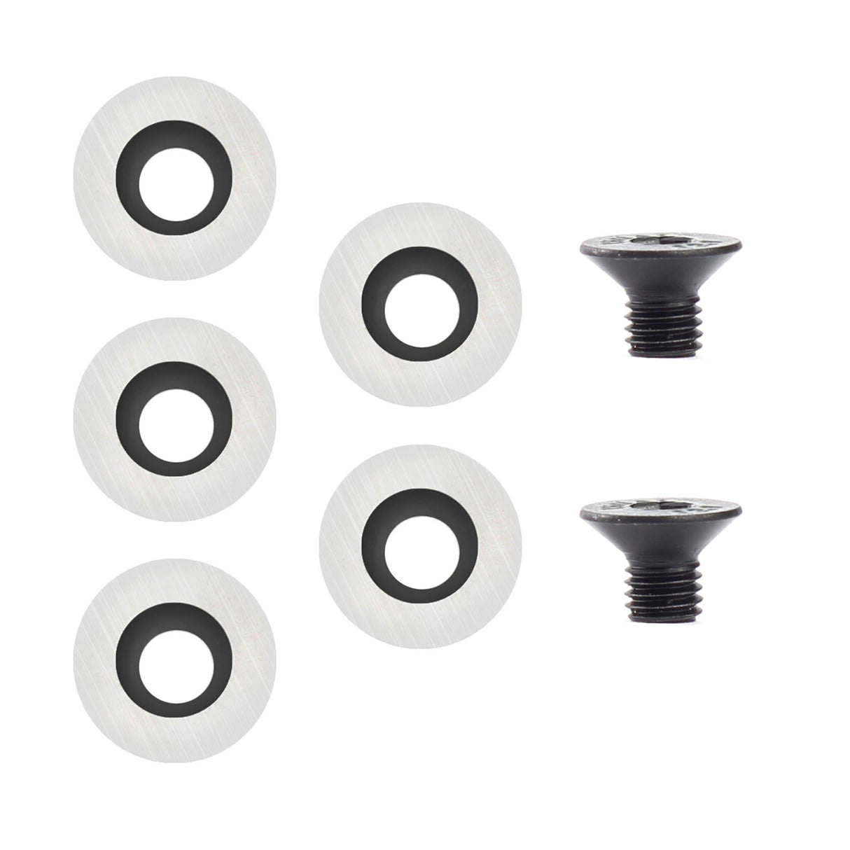 Woodturning Carbide Insert Cutter 14.8 x 3.2mm-27° Round Shape - FindBuyTool