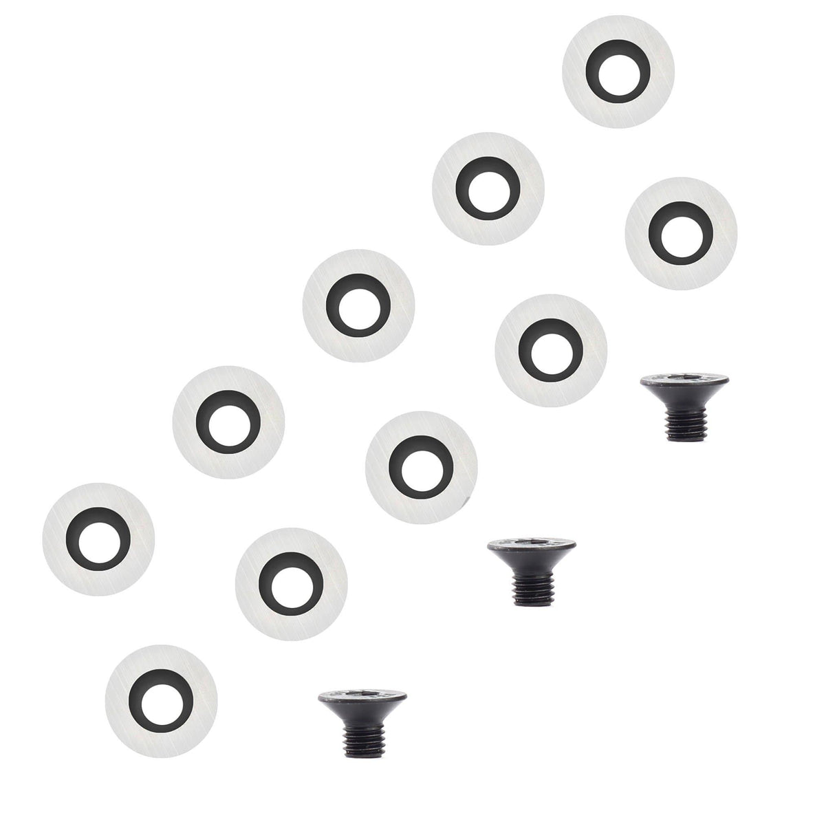 Woodturning Carbide Insert Cutter 14.8 x 3.2mm-27° Round Shape - FindBuyTool