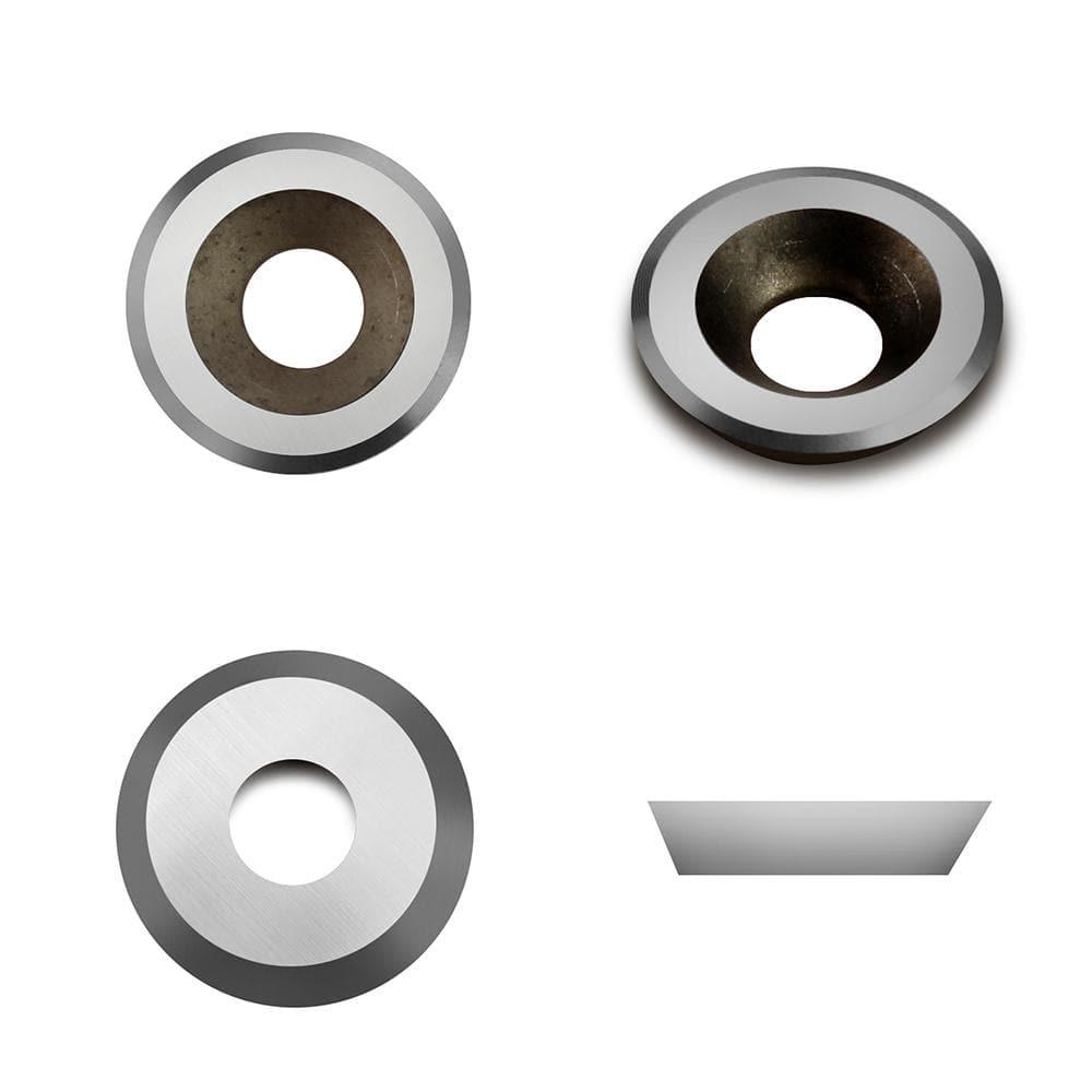 Woodturning Negative Rake Carbide Insert Cutter 16x3.0mm Round Shape for EWT finshers - FindBuyTool