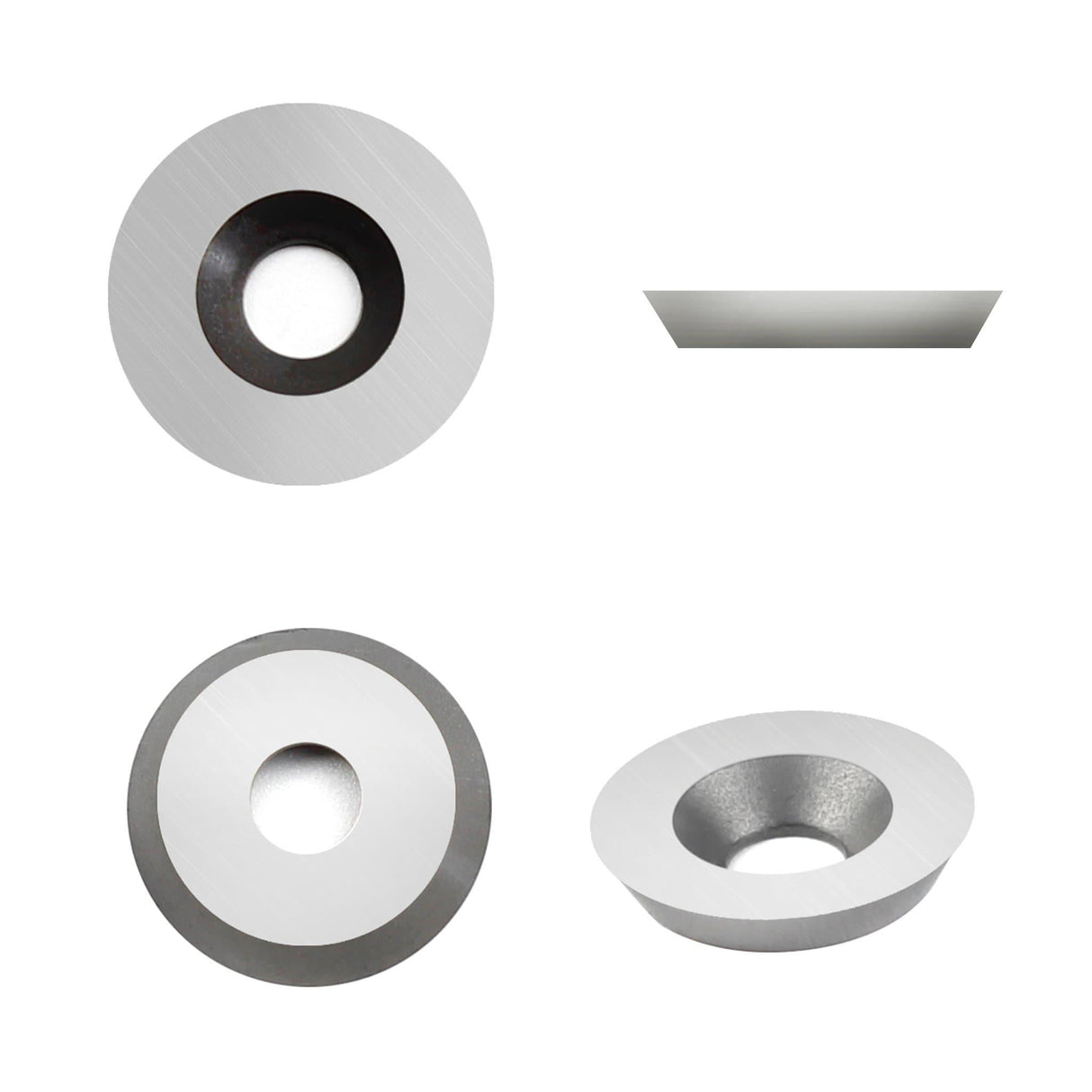 Woodturning Carbide Insert Cutter 18 x 3mm-30° Round Shape - FindBuyTool