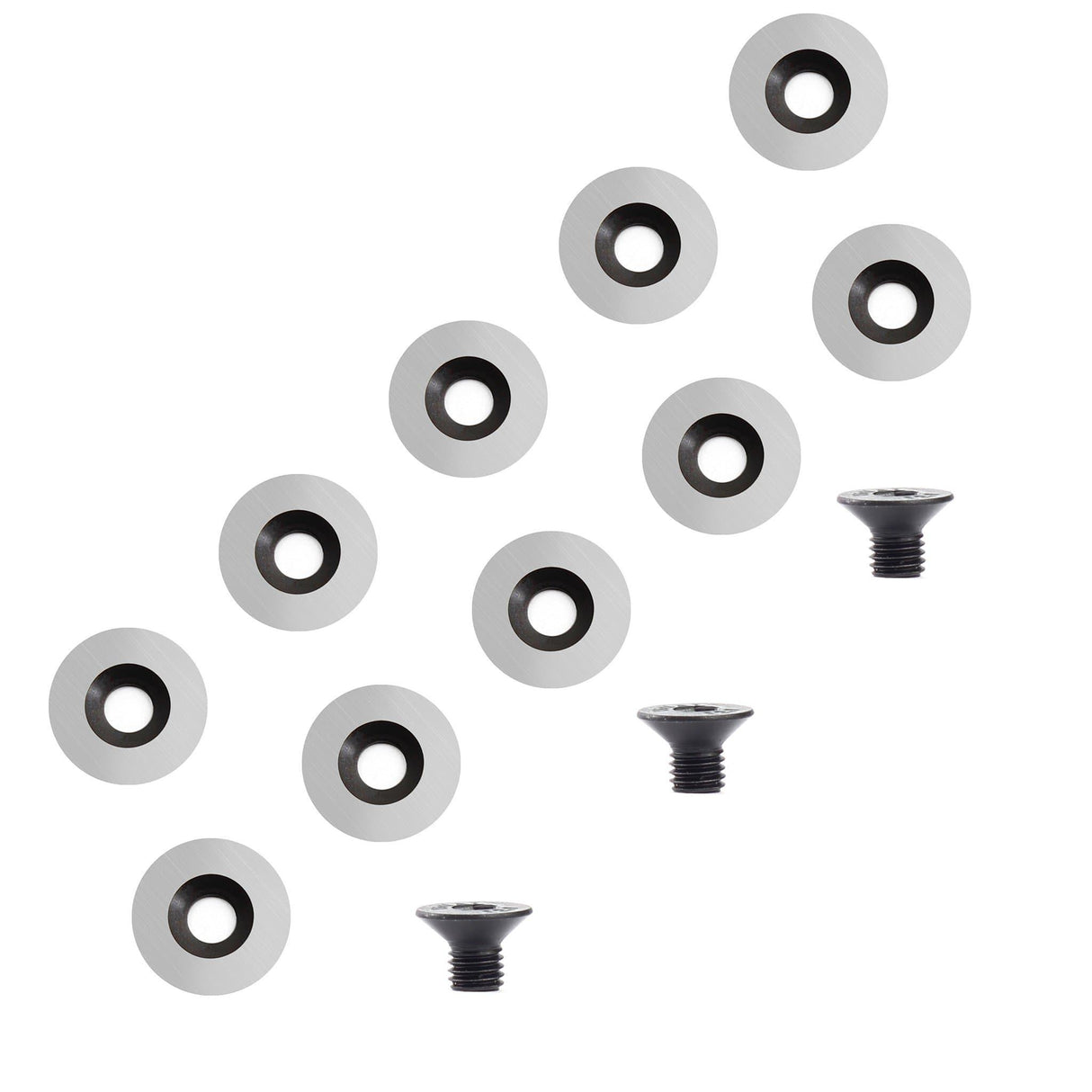 Woodturning Carbide Insert Cutter 18 x 3mm-30° Round Shape - FindBuyTool