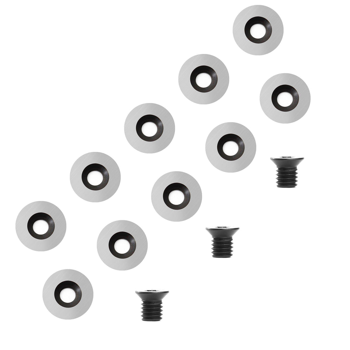 Woodturning Carbide Insert Cutter 20 x 4.0mm-30° Round Shape - FindBuyTool