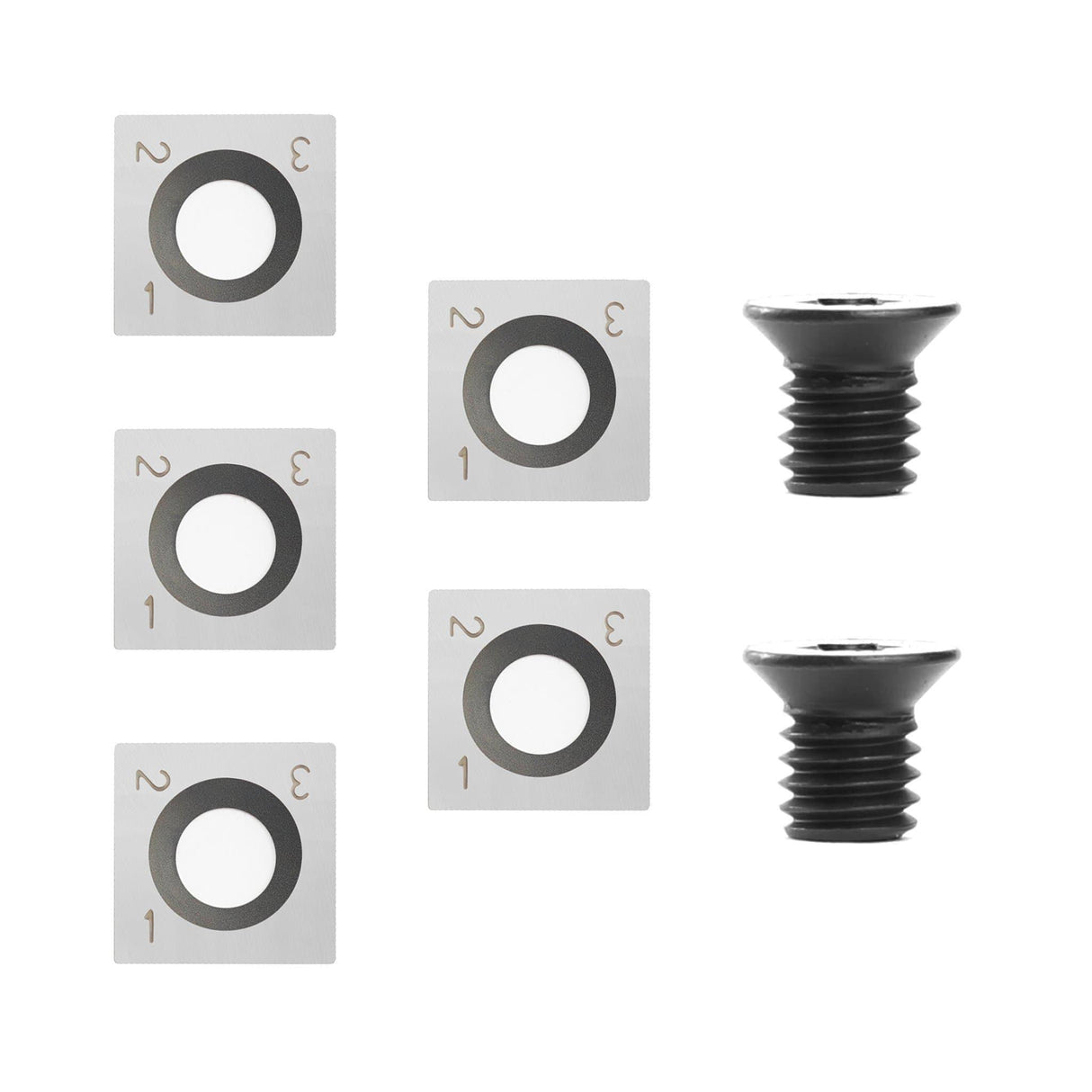 Woodturning Carbide Insert Cutter 14 x 14 x 2mm-30°-4R0.5 Square Shape - FindBuyTool