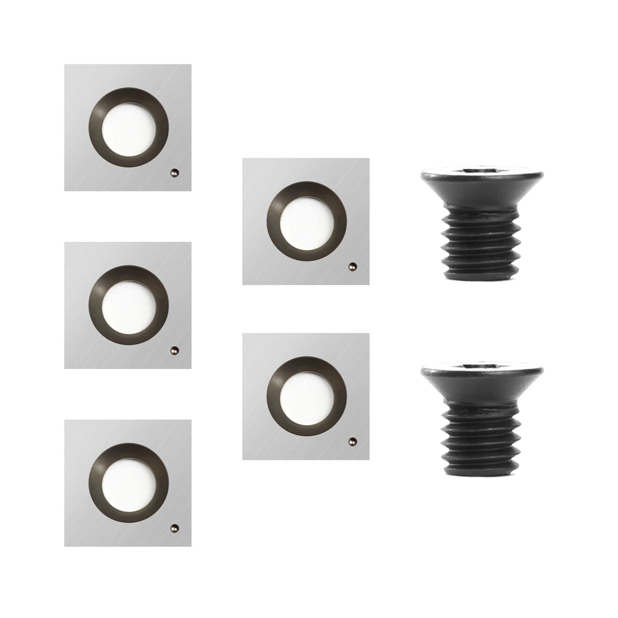 Woodturning Carbide Insert Cutter 15 x 15 x 2.5mm-30° SQ for EWT Roughers - FindBuyTool