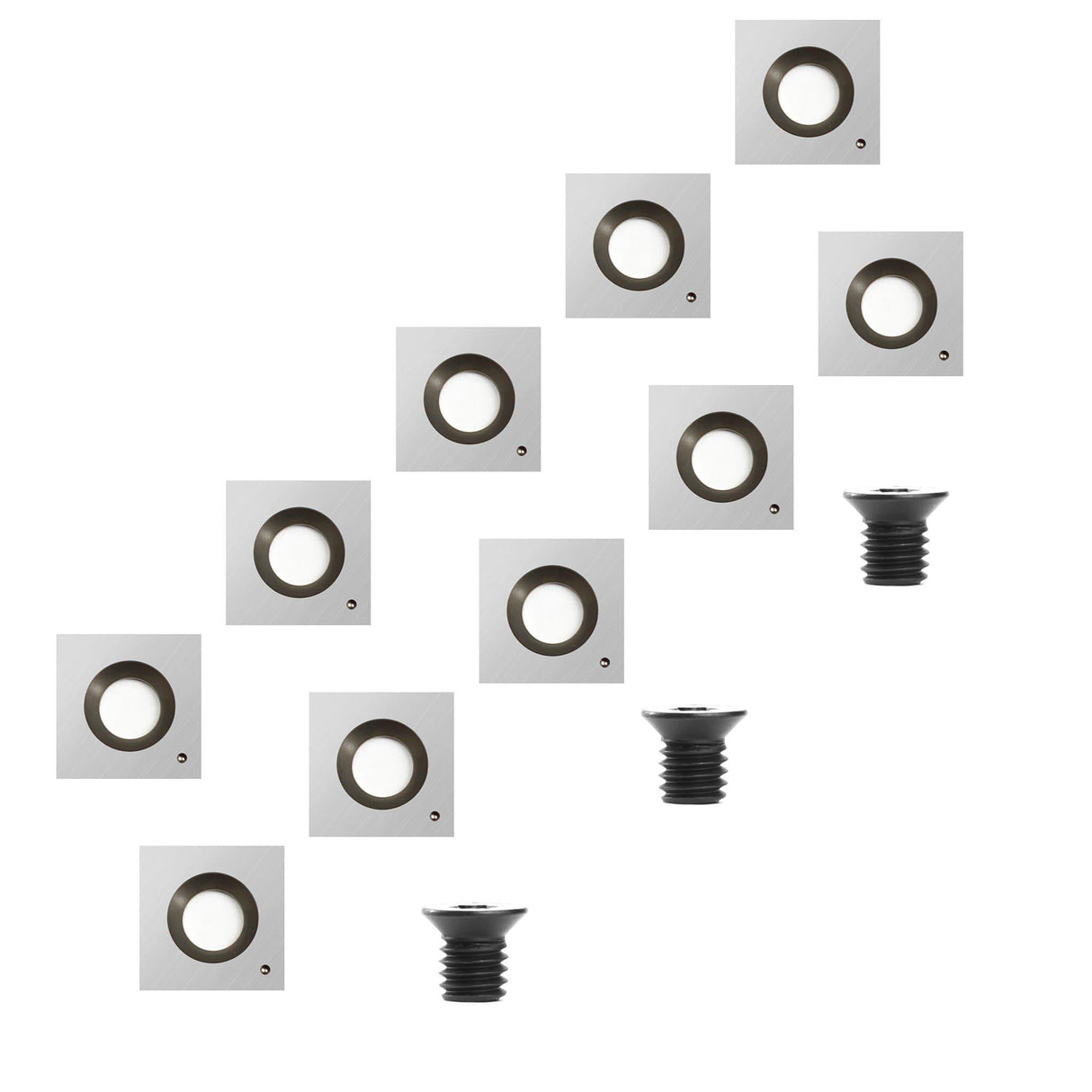 Woodturning Carbide Insert Cutter 15 x 15 x 2.5mm-30° SQ for EWT Roughers - FindBuyTool