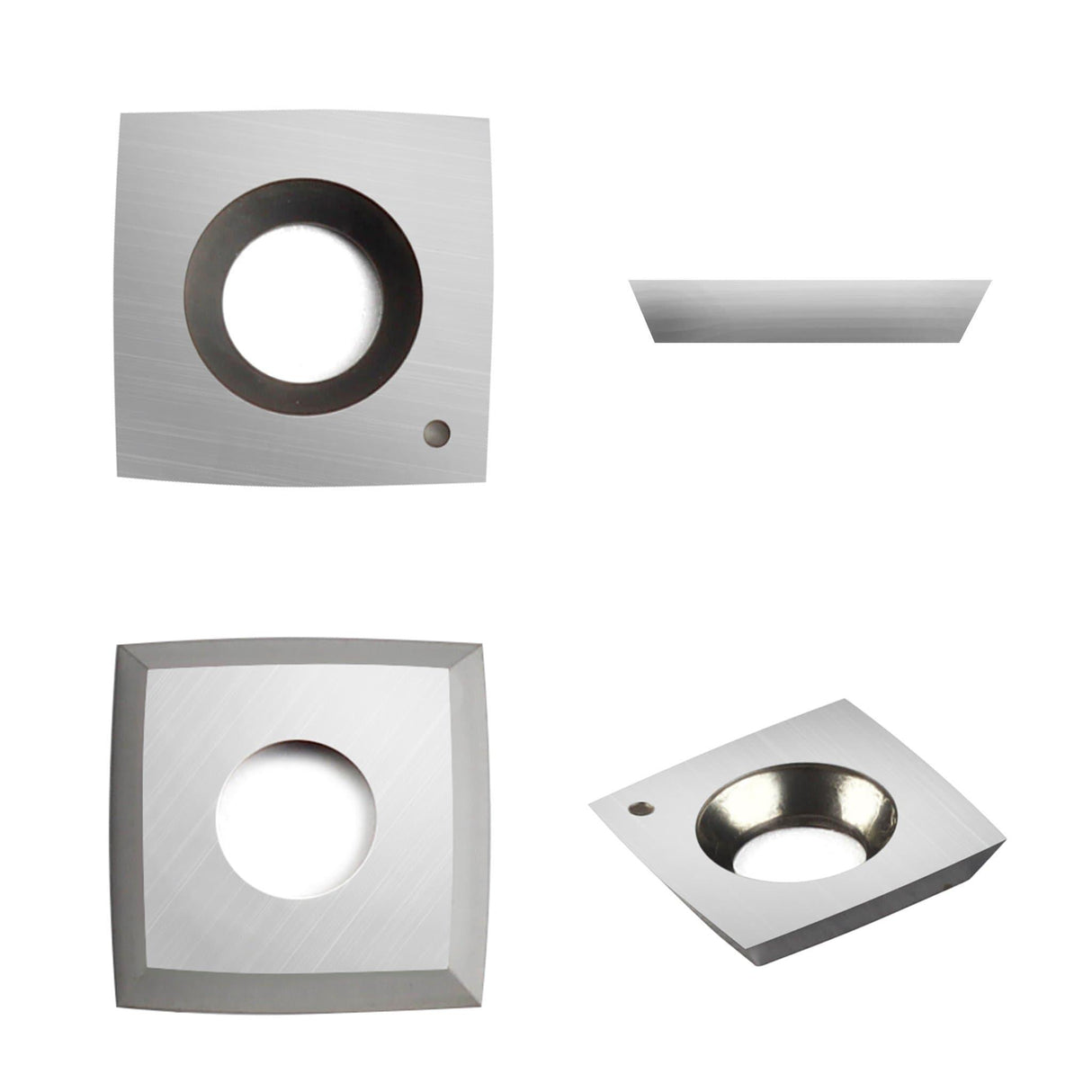 Woodturning Carbide Insert Cutter 15 x 15 x 2.5mm R4 for EWT Roughers - FindBuyTool