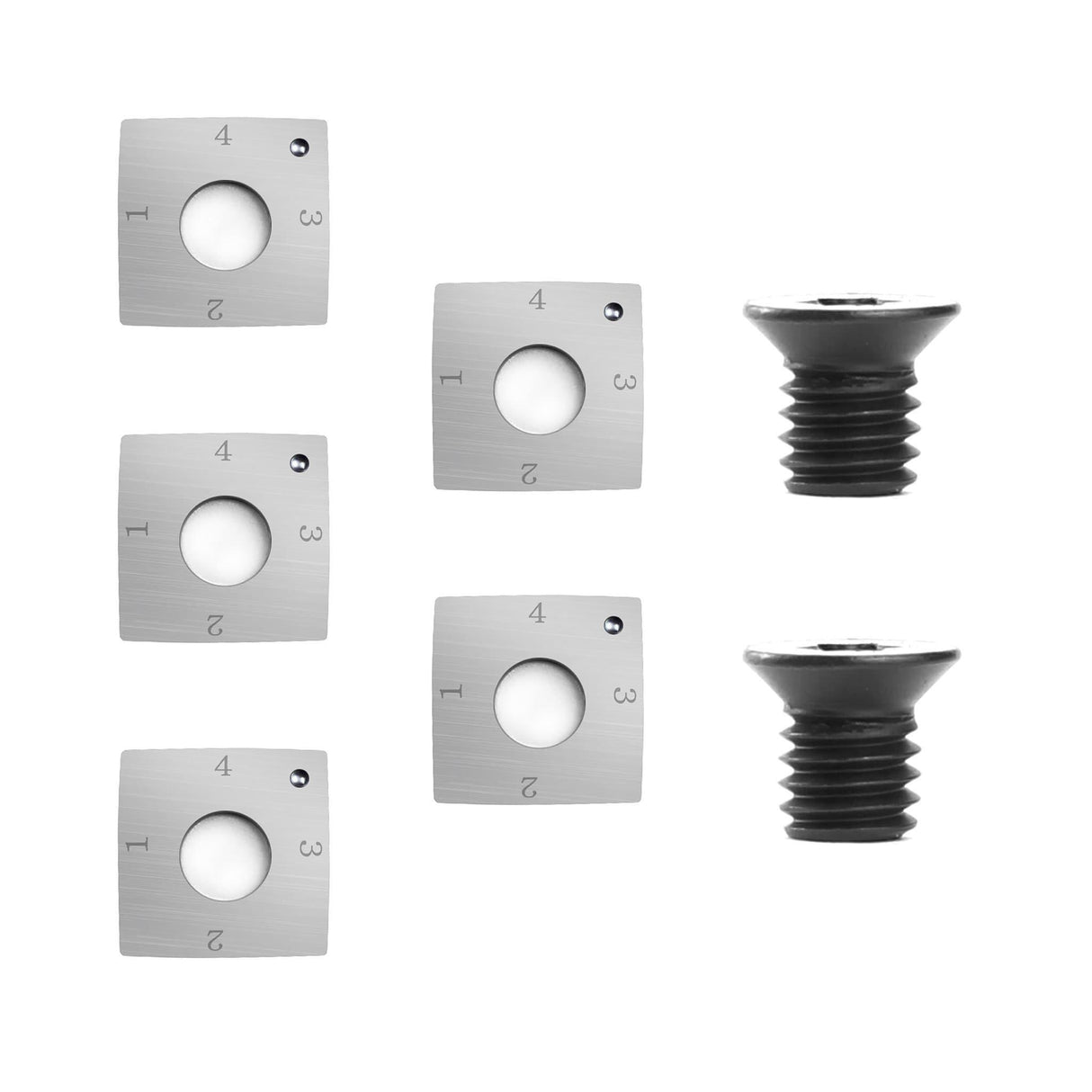 Woodturning Carbide Insert Cutter 15 x 15 x 2.5mm-30°-R150-4R0.5 Square Radius Shape - FindBuyTool