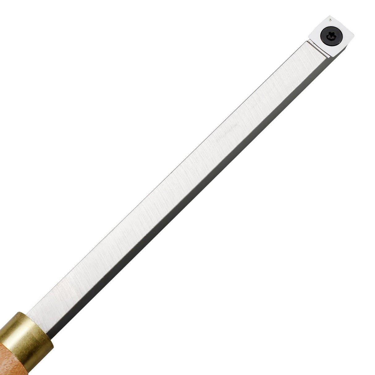 Woodturning Carbide Lathe Tool Mid Size Rougher Square Radius Tip - FindBuyTool