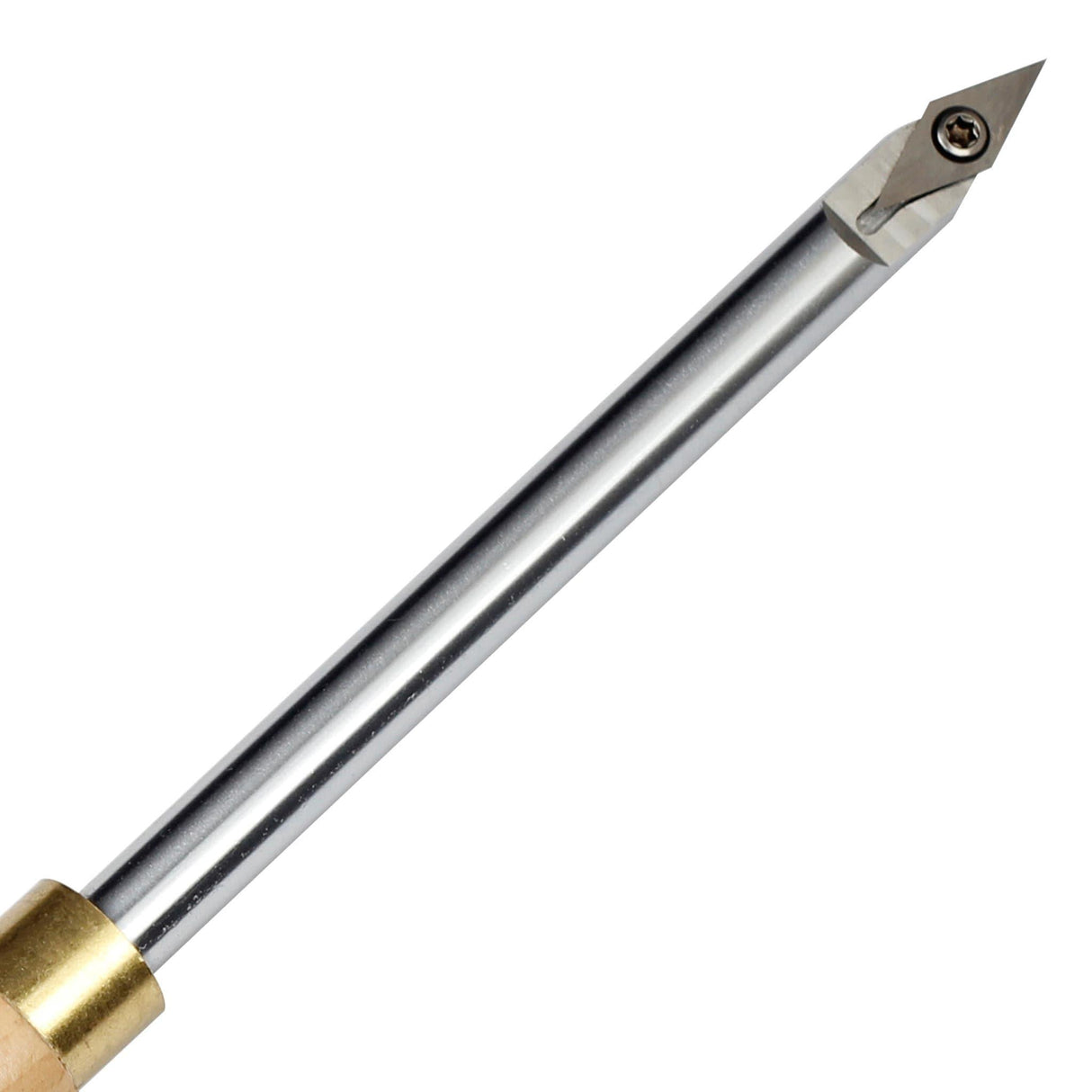 Woodturning Carbide Lathe Tool Mid Size Detailer Diamond Tip - FindBuyTool