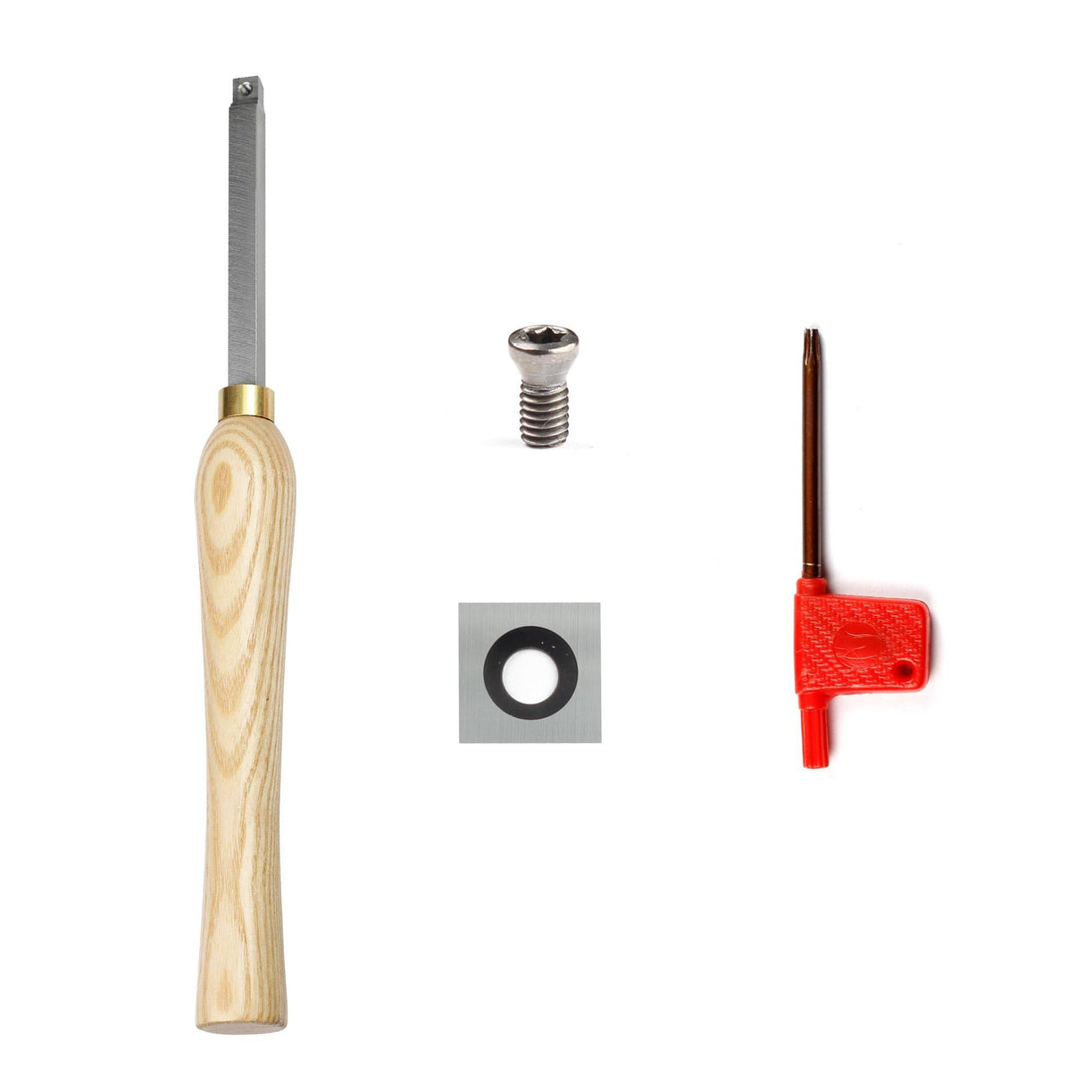 Woodturning Carbide Lathe Tool Mini Size Rougher Square Tip - FindBuyTool