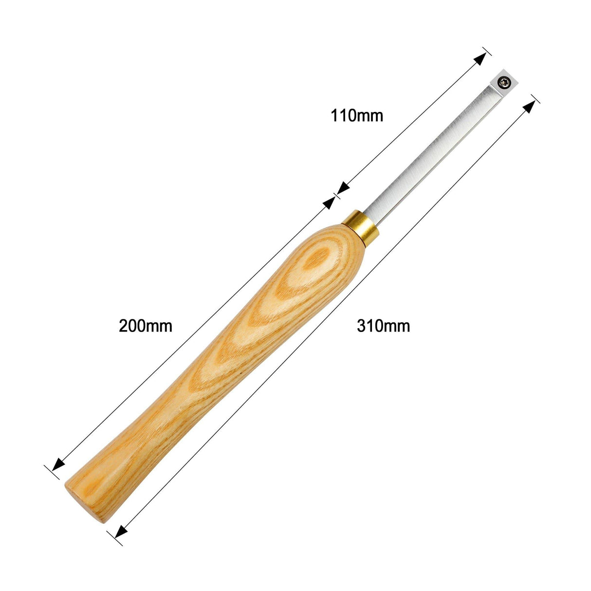 Woodturning Carbide Lathe Tool Mini Size Rougher Square Tip - FindBuyTool