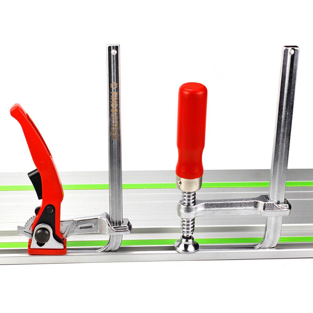 Fast Ratcheting Clamp for MFT Table Guide Rail System - FindBuyTool