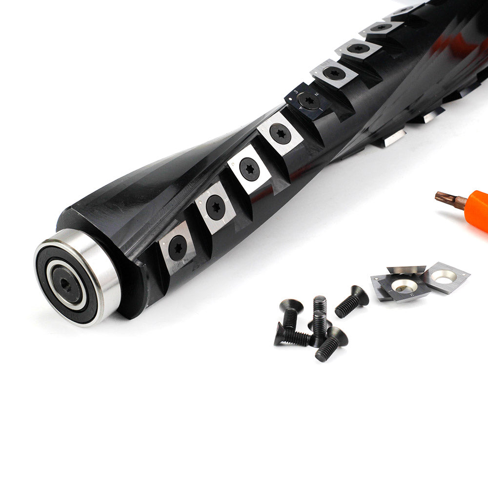 Helical Cutterhead for DeWalt DW734/DW733 12-1/2 Inch Planer, 2-Row