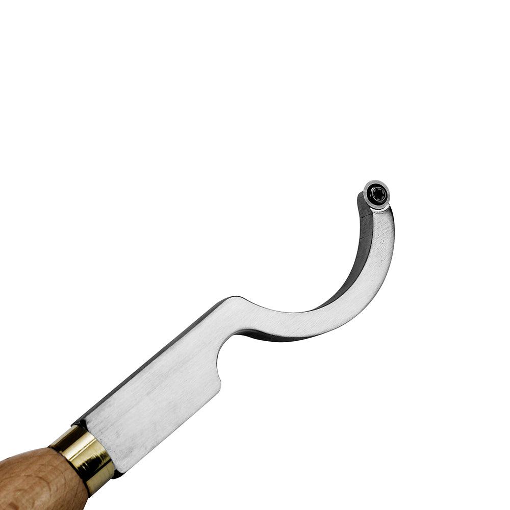 Woodturning Carbide Lathe Tool Mini Size Swan Neck Hollower - FindBuyTool