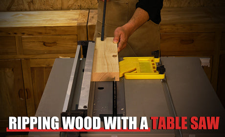 How to Rip Wood into Long Pieces with a Table Saw