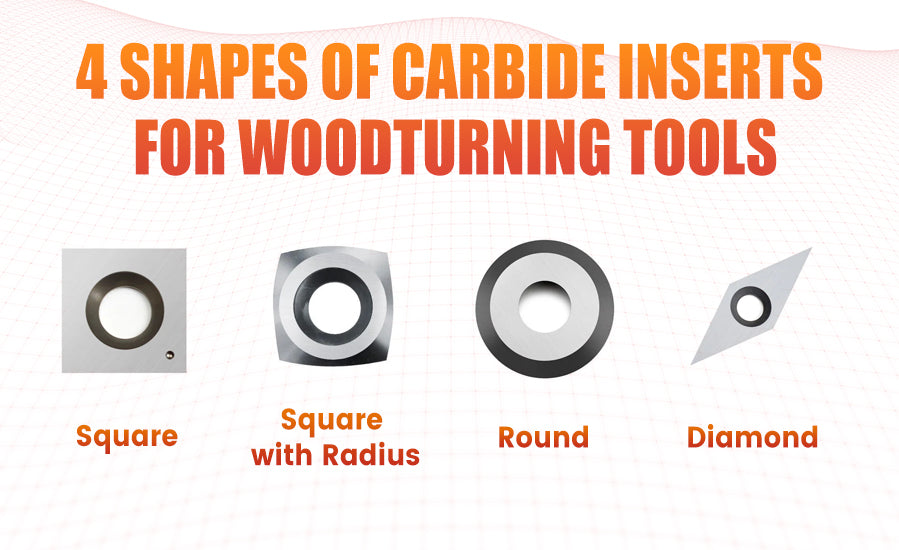 Shapes of Carbide Inserts for Woodturning Tools and Their Uses ...