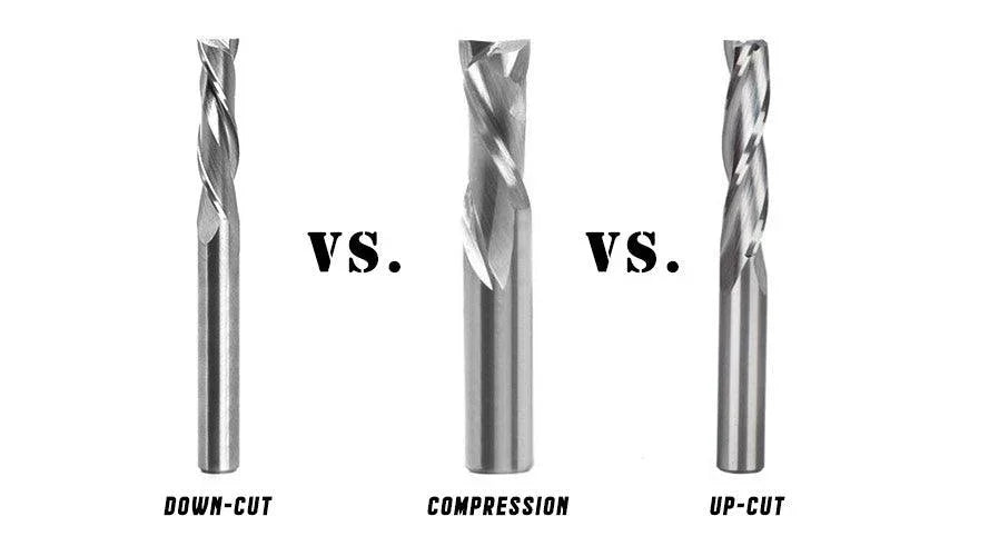 Choosing the Ultimate Spiral Router Bit: Up-cut vs Down-cut vs Compression - FindBuyTool