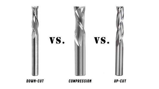 Choosing the Ultimate Spiral Router Bit: Up-cut vs Down-cut vs Compression