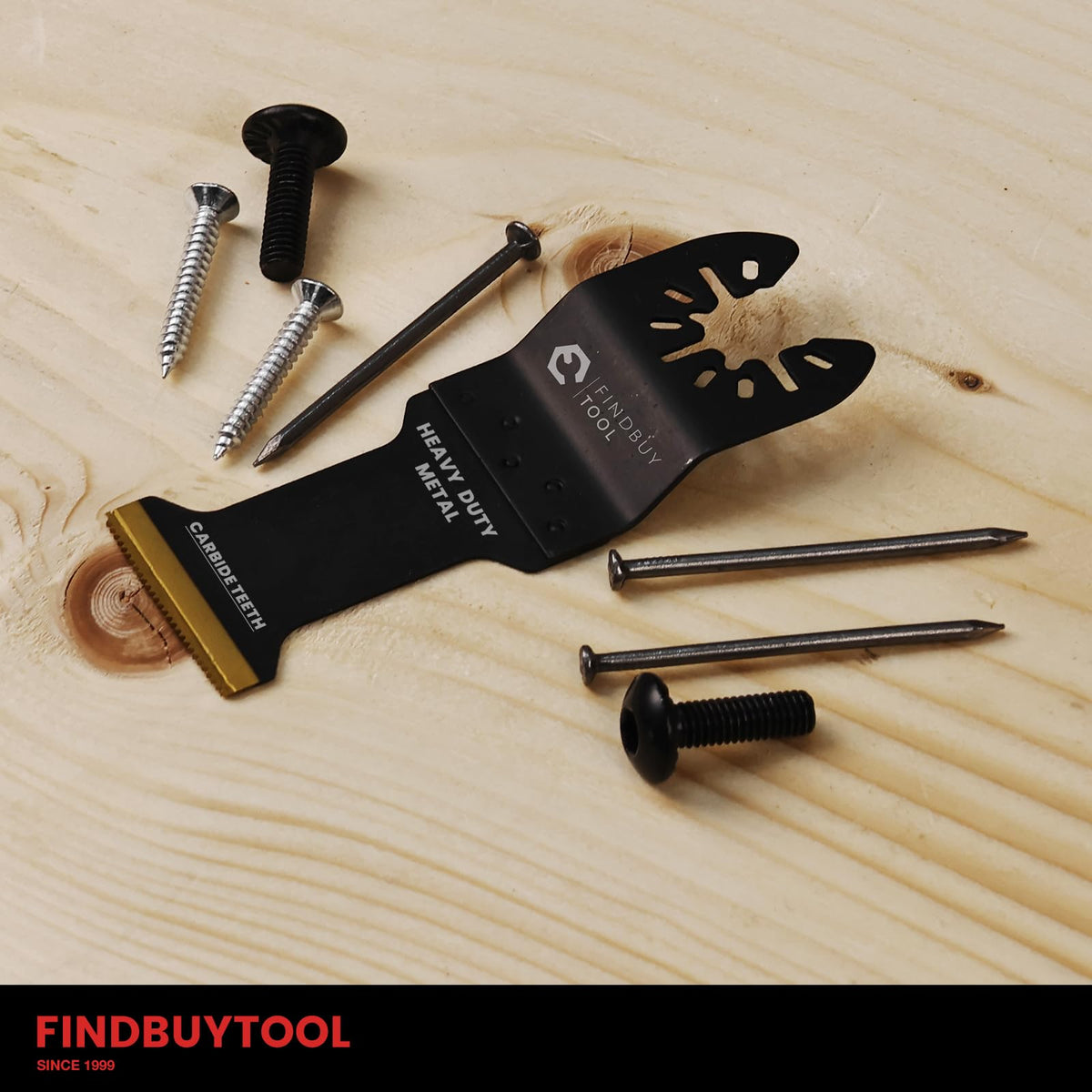 1-3/8 in. Carbide Teeth Universal Fit Oscillating Multi-Tool Saw Blade for Wood & Metal Cutting