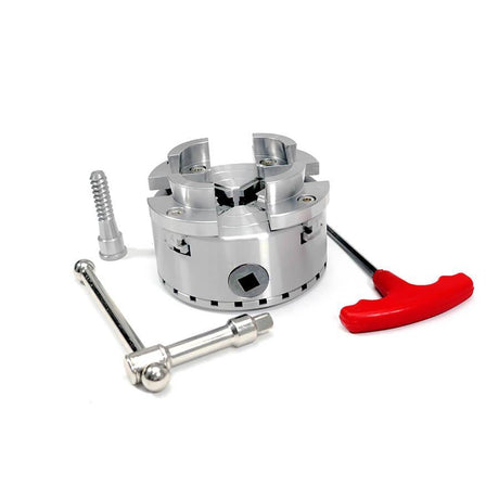 3.75-Inch 4-Jaw Lathe Chuck with 1-Inch x 8TPI Thread - FindBuyTool