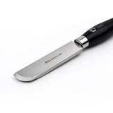 FindBuyTool 38mm Curved Negative Rake Scraper with M2 Cryo HSS steel blade and black handle
