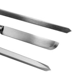 1-1/2" Curved Negative Rake Scraper Wood Lathe Turning Tool M2 Cryo HSS - FindBuyTool