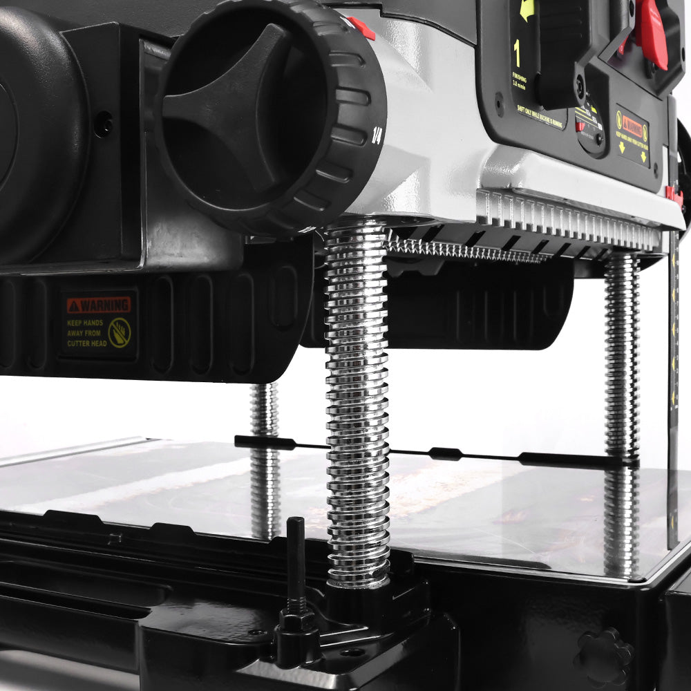 [Pre-Order] Machorool® FB132H 13" 2-Speed Thickness Planer with Helical Cutterhead