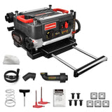 [Pre-Order] Machorool® FB132H 13" 2-Speed Thickness Planer with Helical Cutterhead